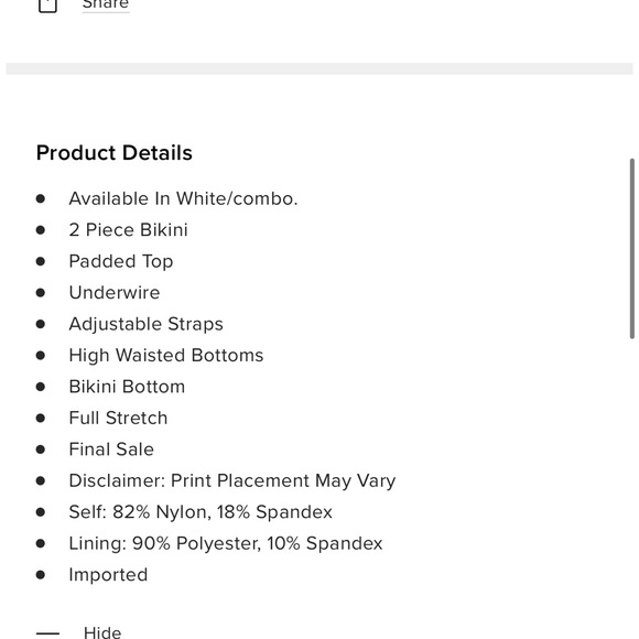 Bikini Set NWT - Picture 6 of 7